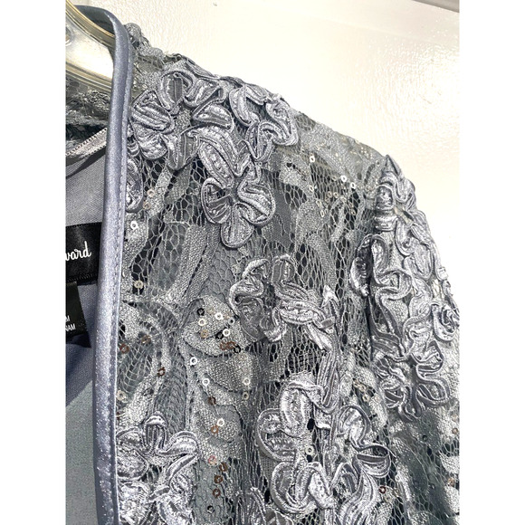 JESSICA HOWARD special occasion 2 pc grey dress size 6 P MSRP $168 - Picture 6 of 10